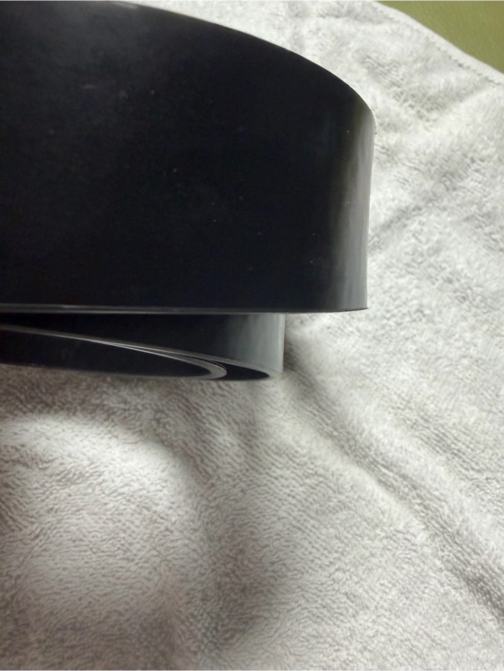 Michael Kors Black Faux Leather Women’s Belt with Silver Buckle M - Picture 3 of 7